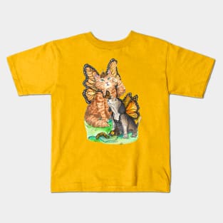 Monarch Kitty and Buddy Kids T-Shirt